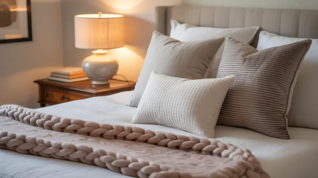 10 Cozy Bedroom Decor Ideas You’ll Fall in Love With 4 neutral bedroom design cozy textures