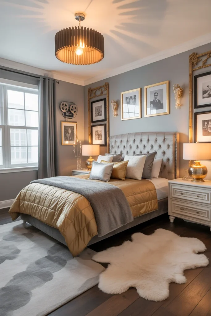31 Creative Kids Bedroom Ideas to Inspire Your Child’s Dream Space 19 A Hollywood inspired full kids bedroom