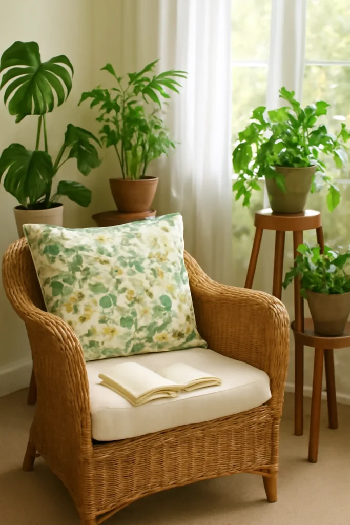 Cozy Reading Nook Ideas: Transform Your Space into a Relaxing Sanctuary 7 Bright reading nook with a cushioned armchair