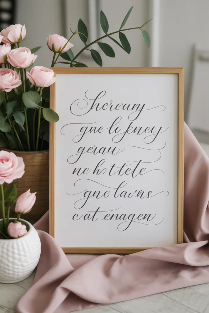 20 Stunning Wedding Welcome Sign Ideas You’ll Love 16 Calligraphy Art Sign