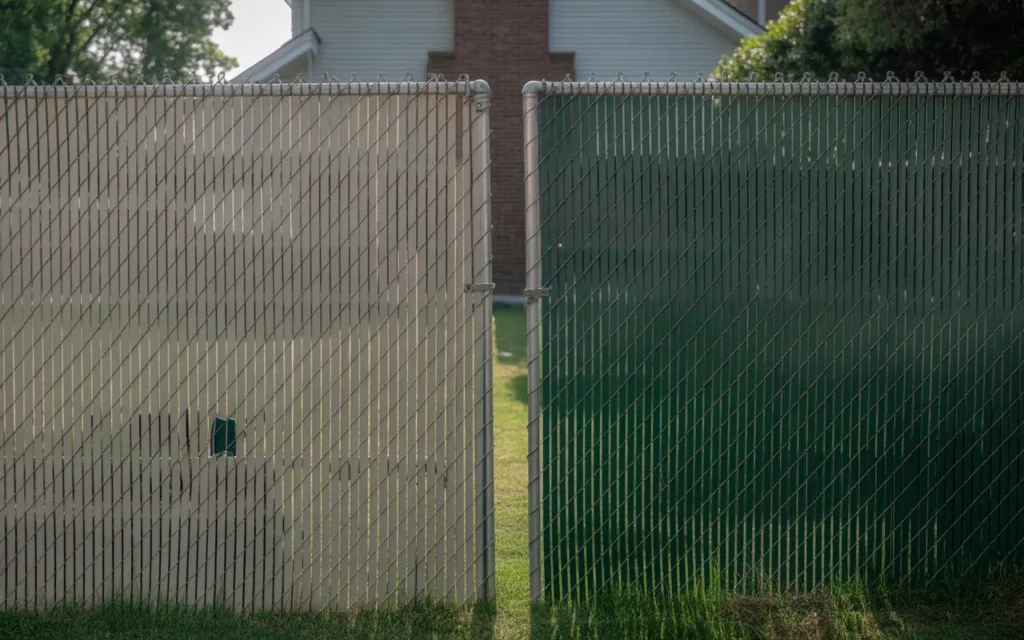 10 Cheap and Easy Privacy Fence Ideas 6 Chain link fence