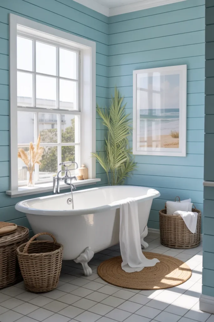 30 Modern & Classy Bathroom Decor Ideas for a Stylish Home 6 Coastal inspired bathroom