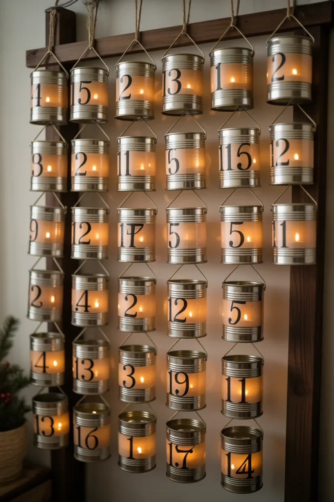 18+ Charming DIY Christmas Lanterns Ideas to Light Up Your Holiday Season 4 Collection of 24 vintage style tin can lanterns