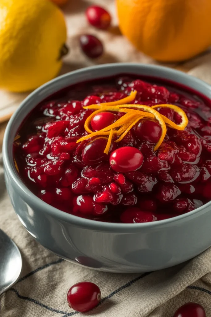 20 Simple Thanksgiving Dinner Recipes for a Perfect Holiday Feast 9 Cranberry Sauce