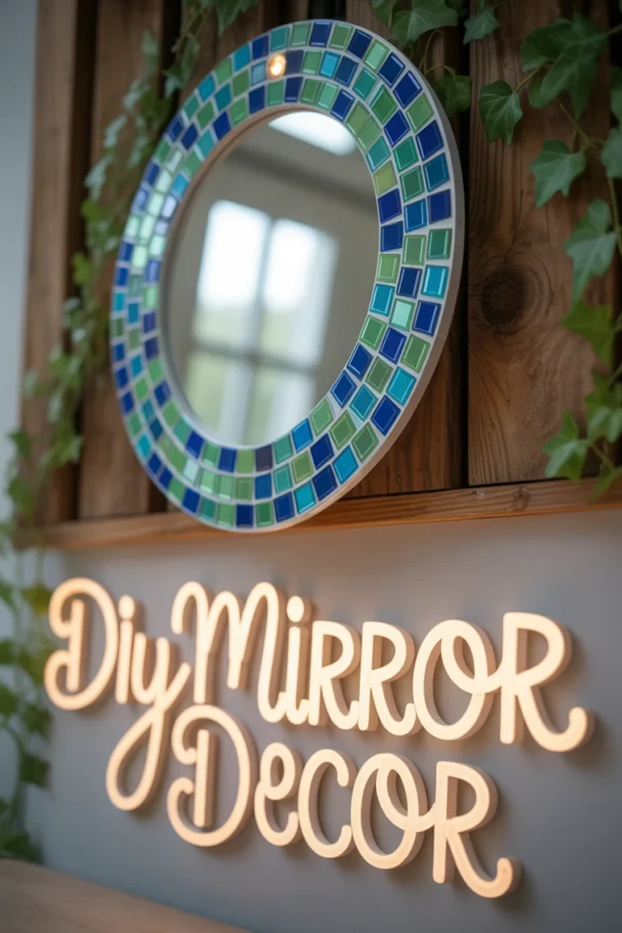 28 Elegant Mirror Wall Decor Styles to Refresh Your Home 26 DIY Mirror Decor with Added Elements