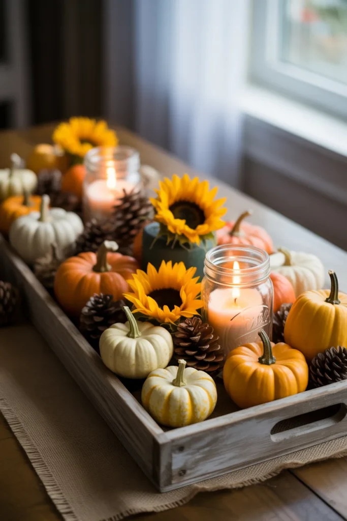 23 Stunning Thanksgiving Centerpieces to Try This Year 4 Farmhouse Thanksgiving centerpiece