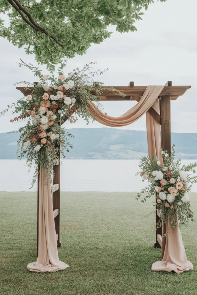 30 Simple Outdoor Wedding Decor Ideas for 2025 2 Floral Archway