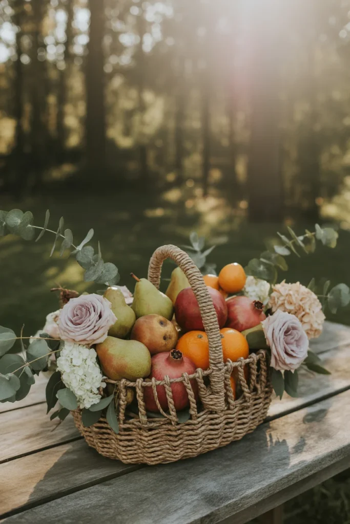 30 Simple Outdoor Wedding Decor Ideas for 2025 22 Fruit and Flower Combinations