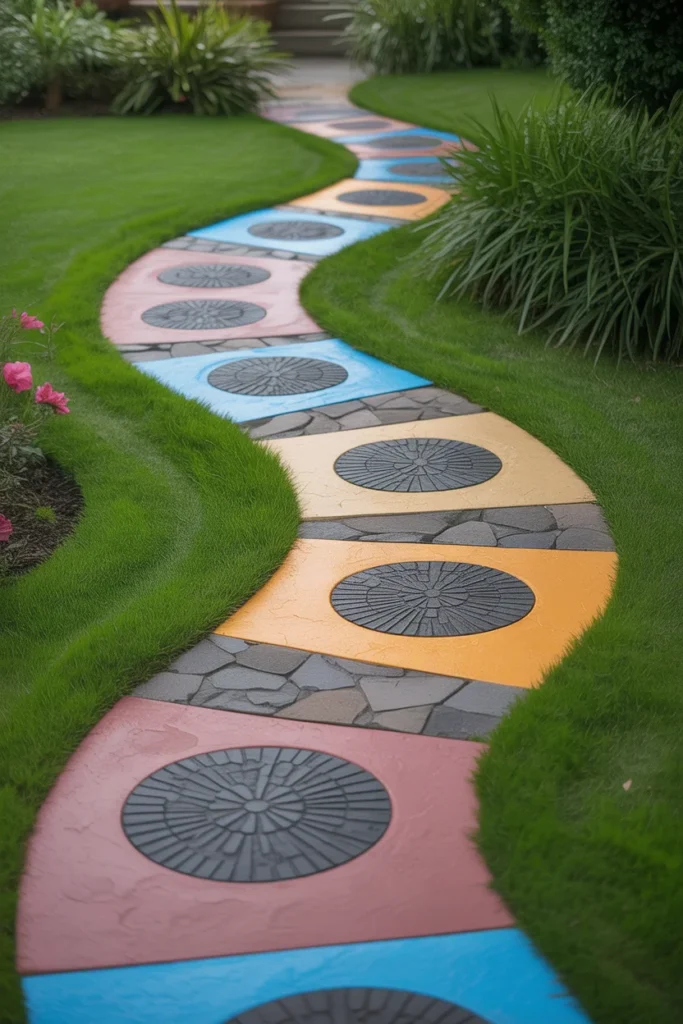 27 Stunning Garden Art Ideas for Outdoor Living Inspiration 22 Garden Pathways as Art