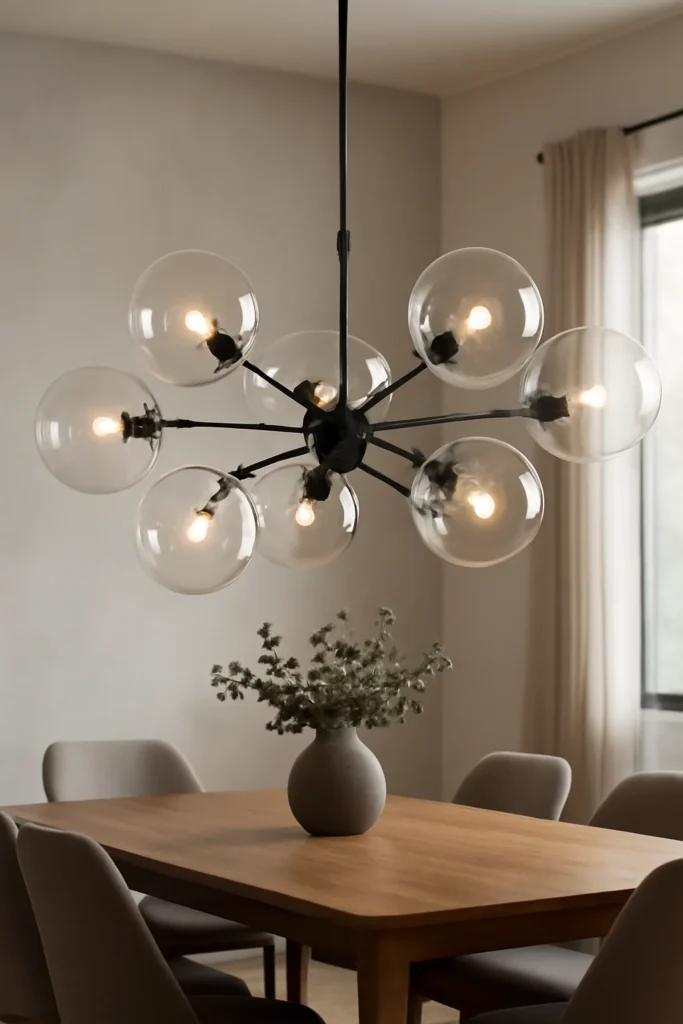 15 Dining Room Chandelier Ideas to Brighten & Elevate Your Space 11 Globe chandeliers