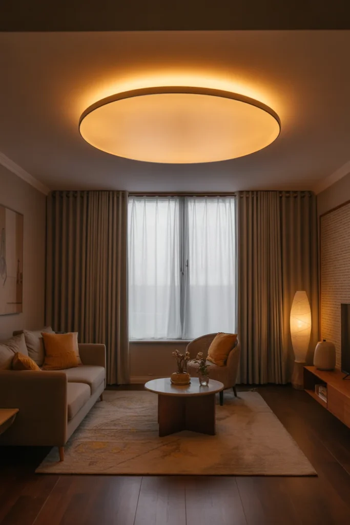 30+ Gorgeous Living Room Ceiling Lighting Ideas for Modern & Classic Homes 30 Human Centric Illumination