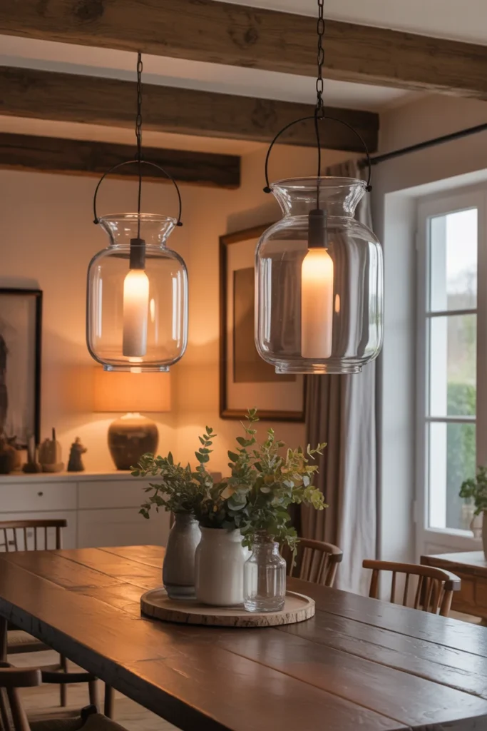 30+ Gorgeous Living Room Ceiling Lighting Ideas for Modern & Classic Homes 15 Hurricane Pendants 1