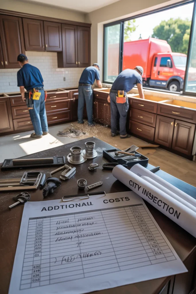 10x12 Kitchen Cabinet Cost in 2025 – Real Prices, Materials & Budget Guide 8 Kitchen renovation workspace