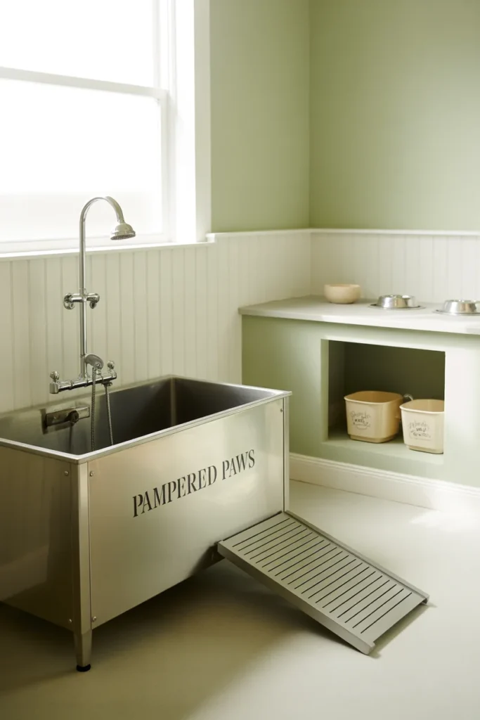27 Laundry Room Design Ideas for a Stylish & Functional Home 12 Laundry room with pet washing station