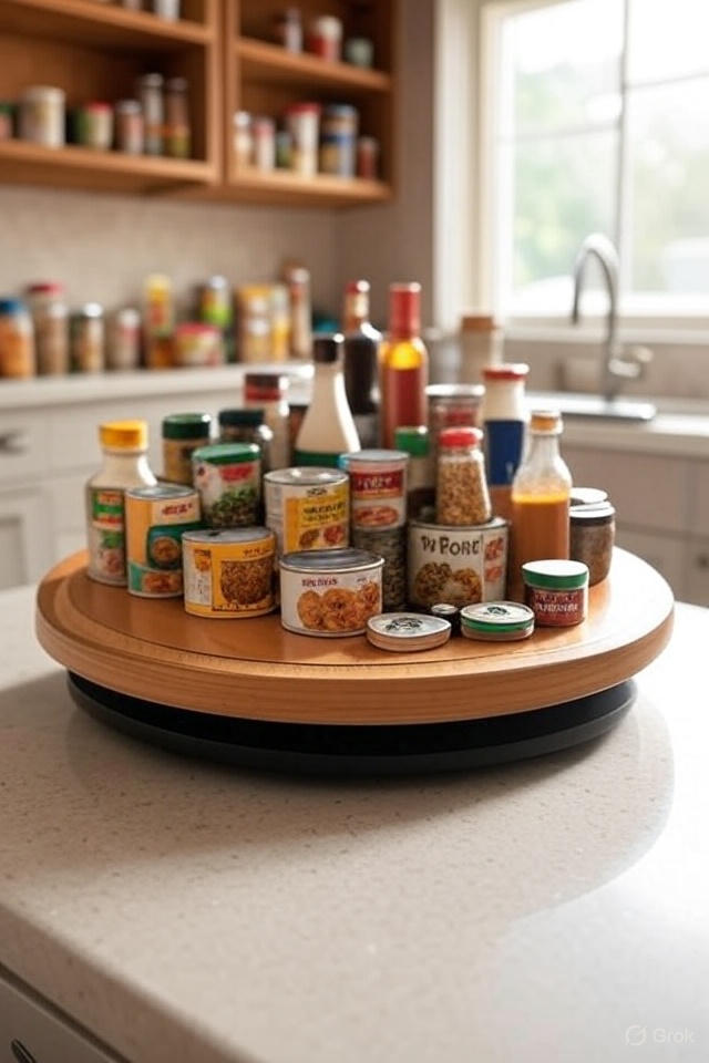 Top 30 Kitchen Accessories to Upgrade Your Cooking Space 7 Lazy Susan Turntable