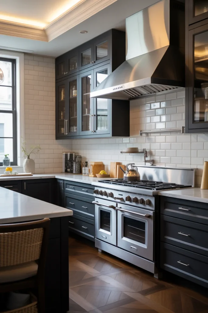 24 Modern Luxury Kitchen Designs to Inspire Your Dream Home 15 Luxury chefs kitchen with stainless steel professional appliances