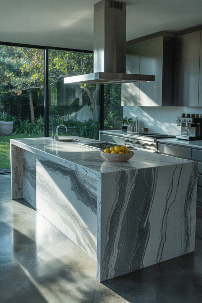 20 Modern Kitchen Luxury Ideas -Start Your Dream Design 11 Luxury kitchen showcasing stunning quartzite countertops