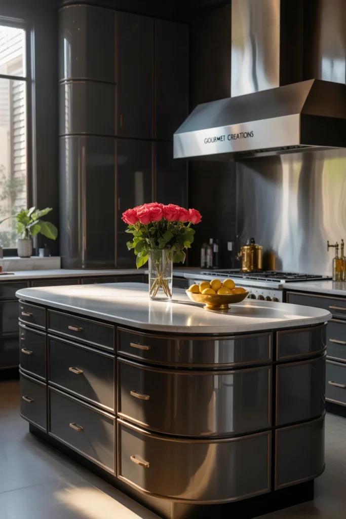 24 Modern Luxury Kitchen Designs to Inspire Your Dream Home 23 Luxury kitchen with curved cabinets