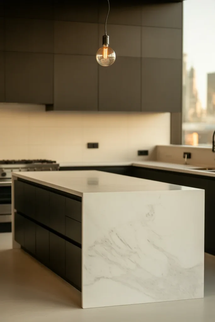 24 Modern Luxury Kitchen Designs to Inspire Your Dream Home 20 Luxury kitchen with floating black cabinets