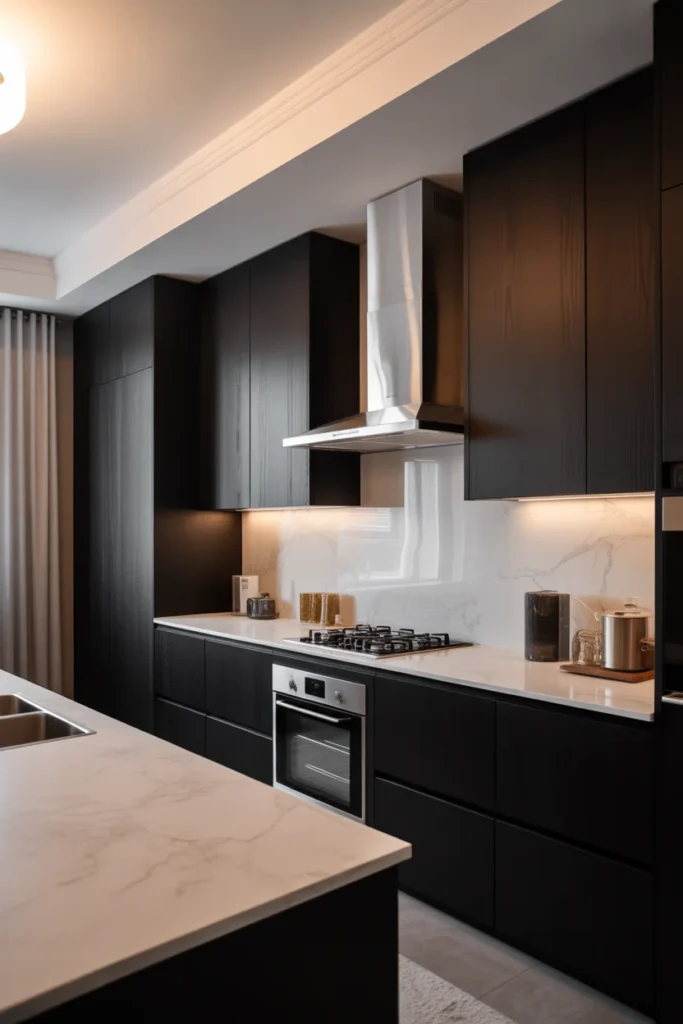 24 Modern Luxury Kitchen Designs to Inspire Your Dream Home 13 Luxury minimalist kitchen with black cabinets