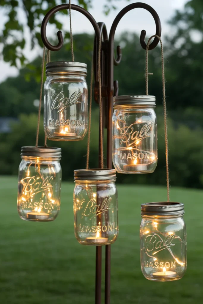 30 Simple Outdoor Wedding Decor Ideas for 2025 15 Mason Jar Luminaries