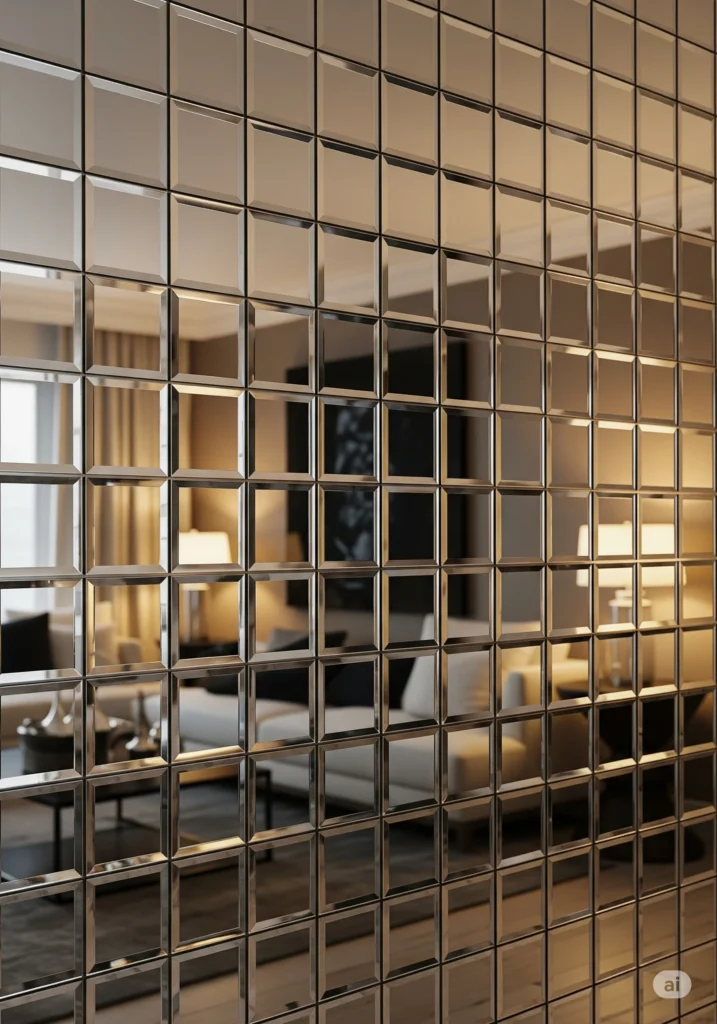 28 Elegant Mirror Wall Decor Styles to Refresh Your Home 7 Mirrored Accent Wall