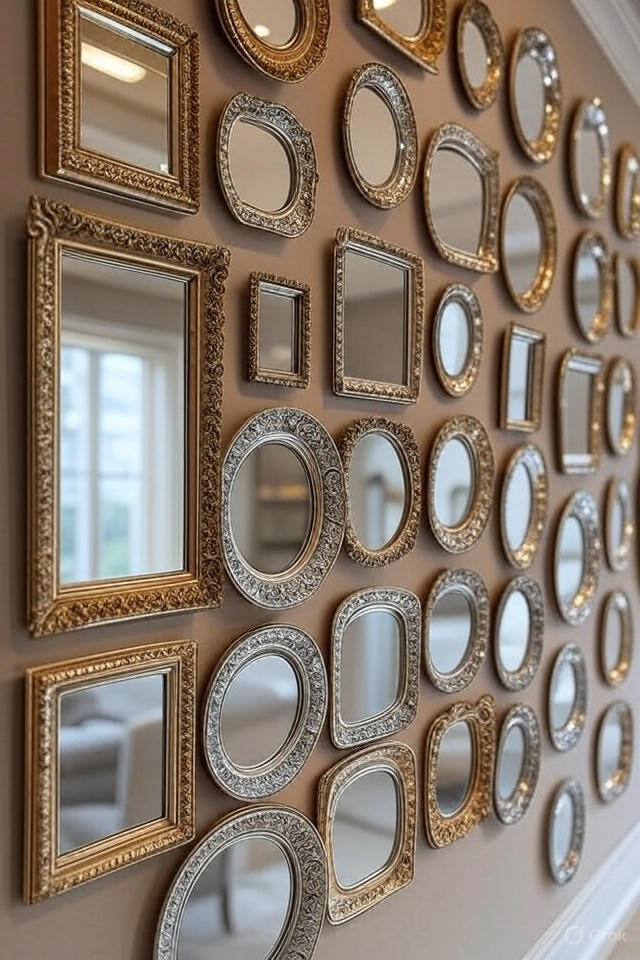 28 Elegant Mirror Wall Decor Styles to Refresh Your Home 23 Mirrored Trays as Wall Decor