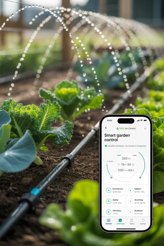 20 Easy Garden Projects 2025 | Transform Small Spaces 5 Modern smart irrigation system