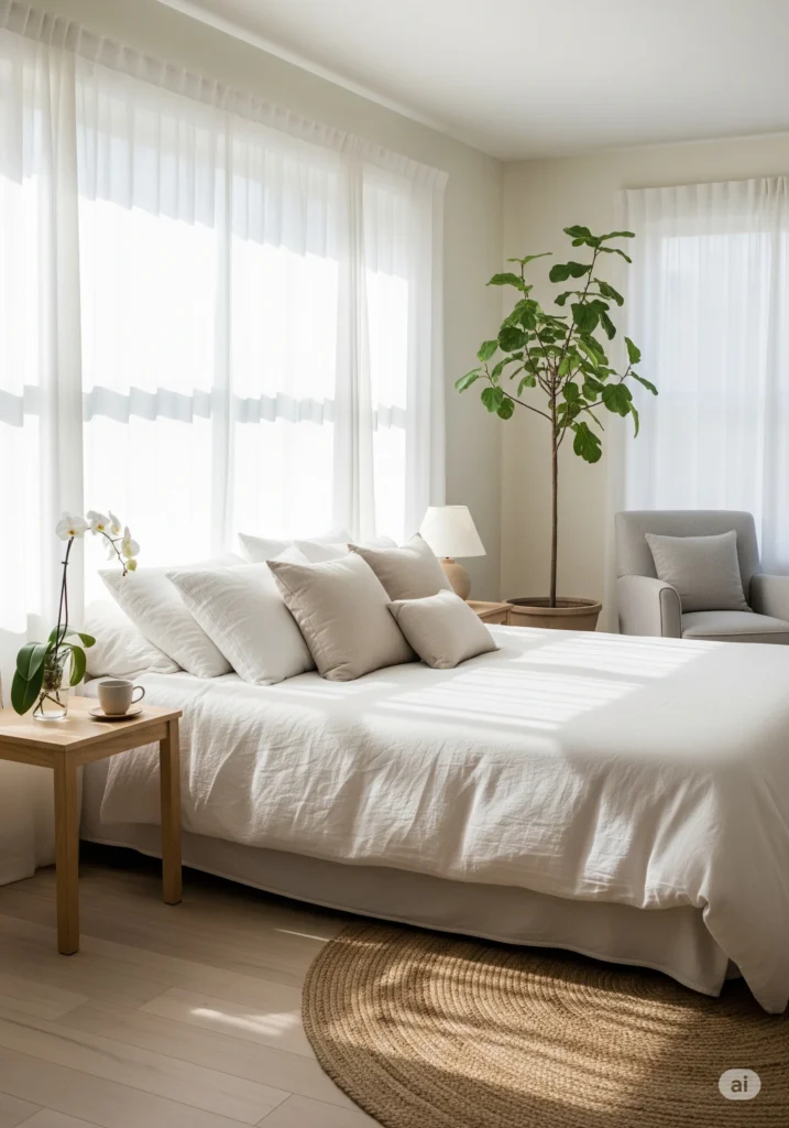 20 Unique Bedroom Lighting Ideas for a Stylish & Cozy Space 12 Natural light maximization