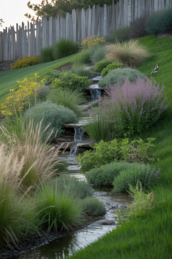 20 Easy Garden Projects 2025 | Transform Small Spaces 11 Natural rain garden