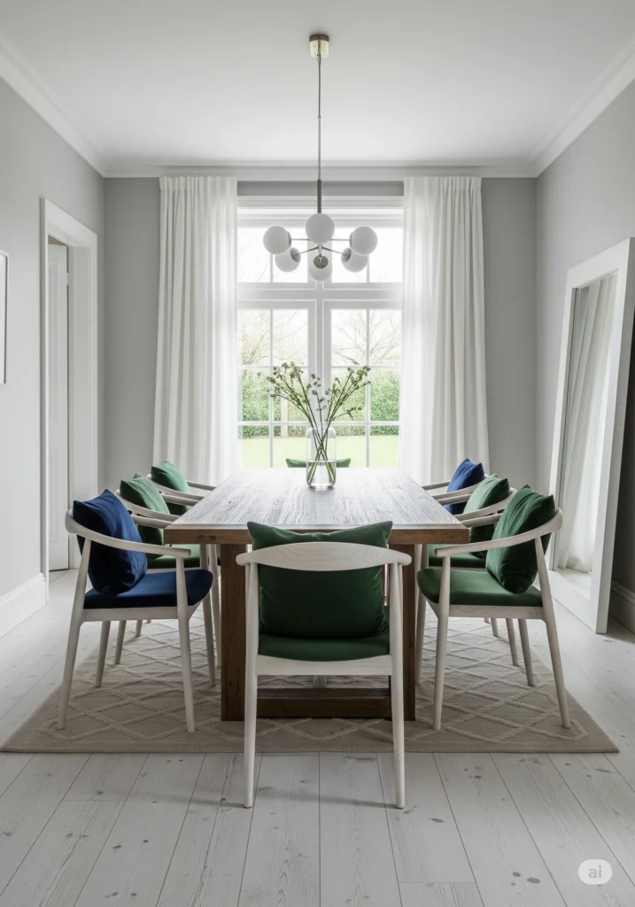 30 Modern Classy Dining Room Decor Ideas 3 Neutral Color Palette with Subtle Accents