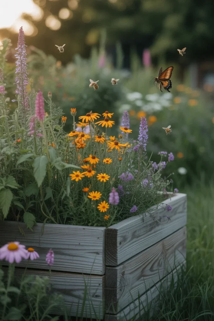 20 Easy Garden Projects 2025 | Transform Small Spaces 4 Raised wooden garden bed