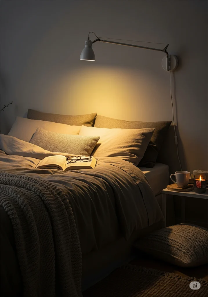 20 Unique Bedroom Lighting Ideas for a Stylish & Cozy Space 10 Reading Lights Focused Illumination