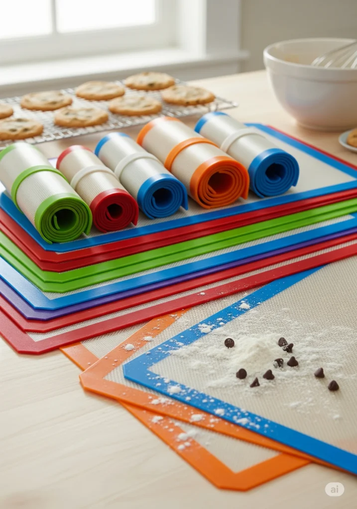 Top 30 Kitchen Accessories to Upgrade Your Cooking Space 25 Reusable Silicone Baking Mats