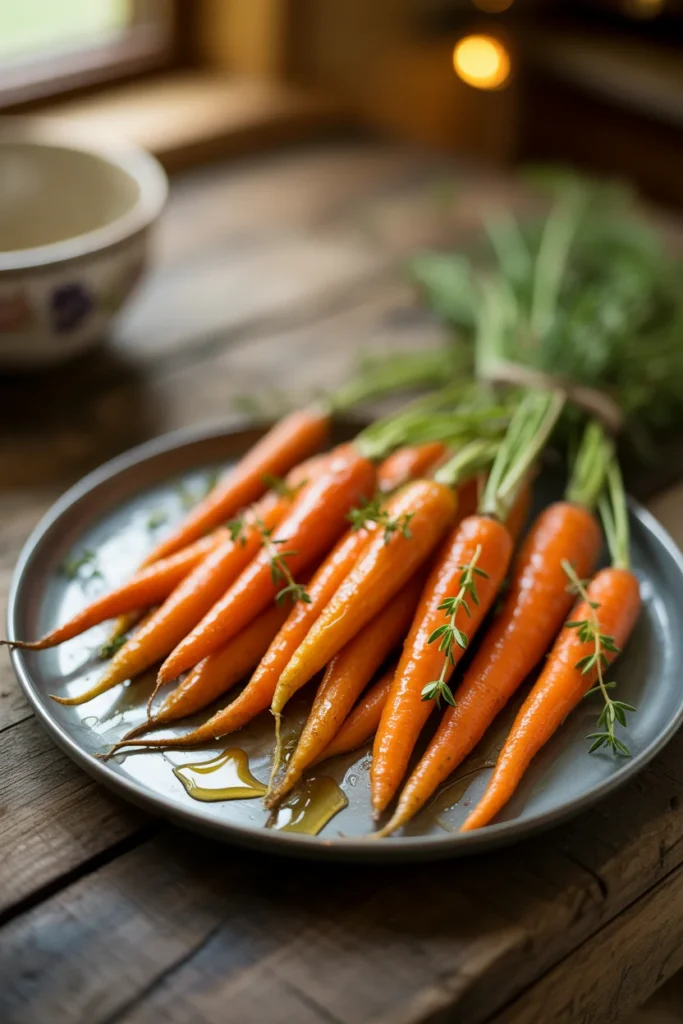 20 Simple Thanksgiving Dinner Recipes for a Perfect Holiday Feast 11 Roasted honey glazed carrots