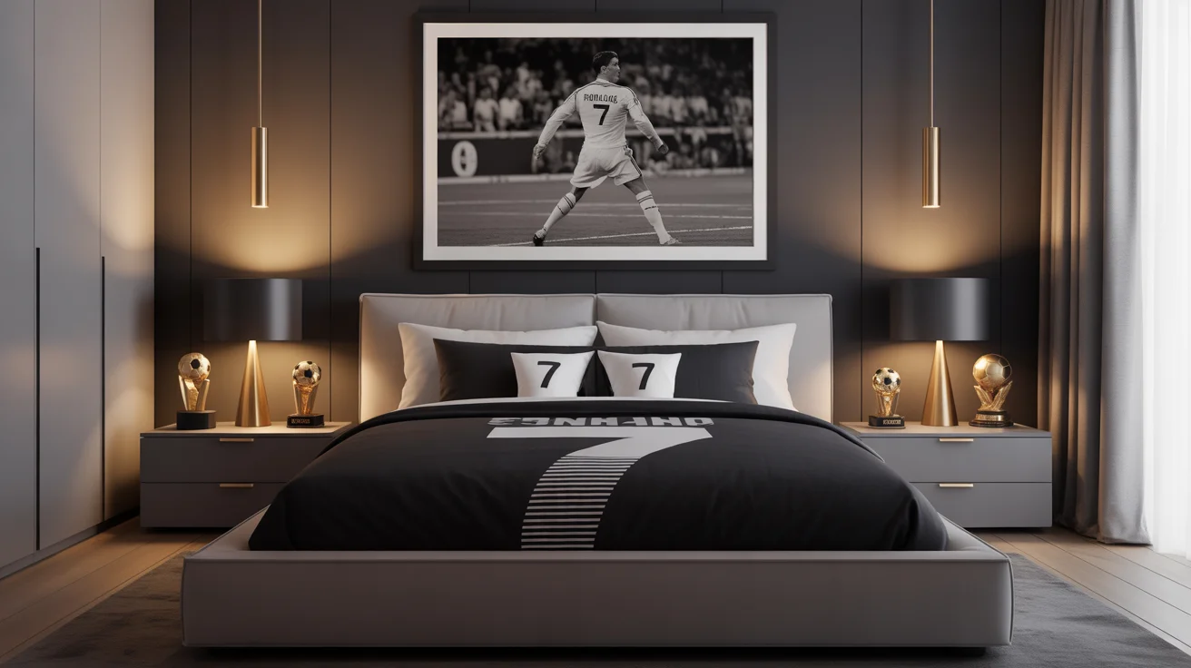 Ronaldo Themed Bedding Set