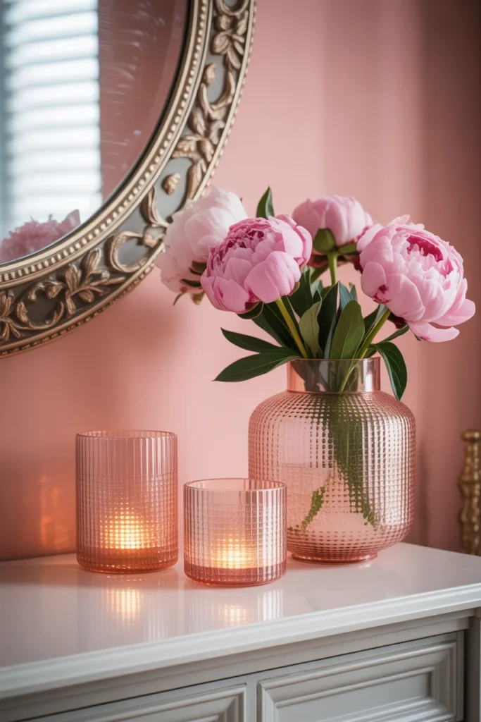 17 Bathroom Accessories Sets to Upgrade Your Space 8 Rose gold accessories