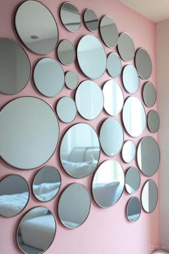 28 Elegant Mirror Wall Decor Styles to Refresh Your Home 16 Round Mirrors in Varying Sizes