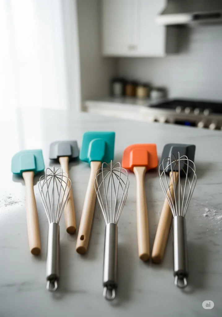 Top 30 Kitchen Accessories to Upgrade Your Cooking Space 26 Silicone Spatulas and Whisks