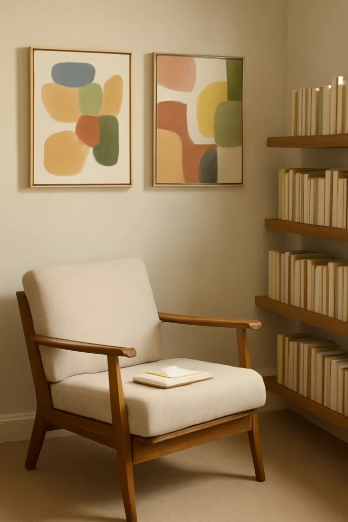 Cozy Reading Nook Ideas: Transform Your Space into a Relaxing Sanctuary 6 Small corner reading space featuring