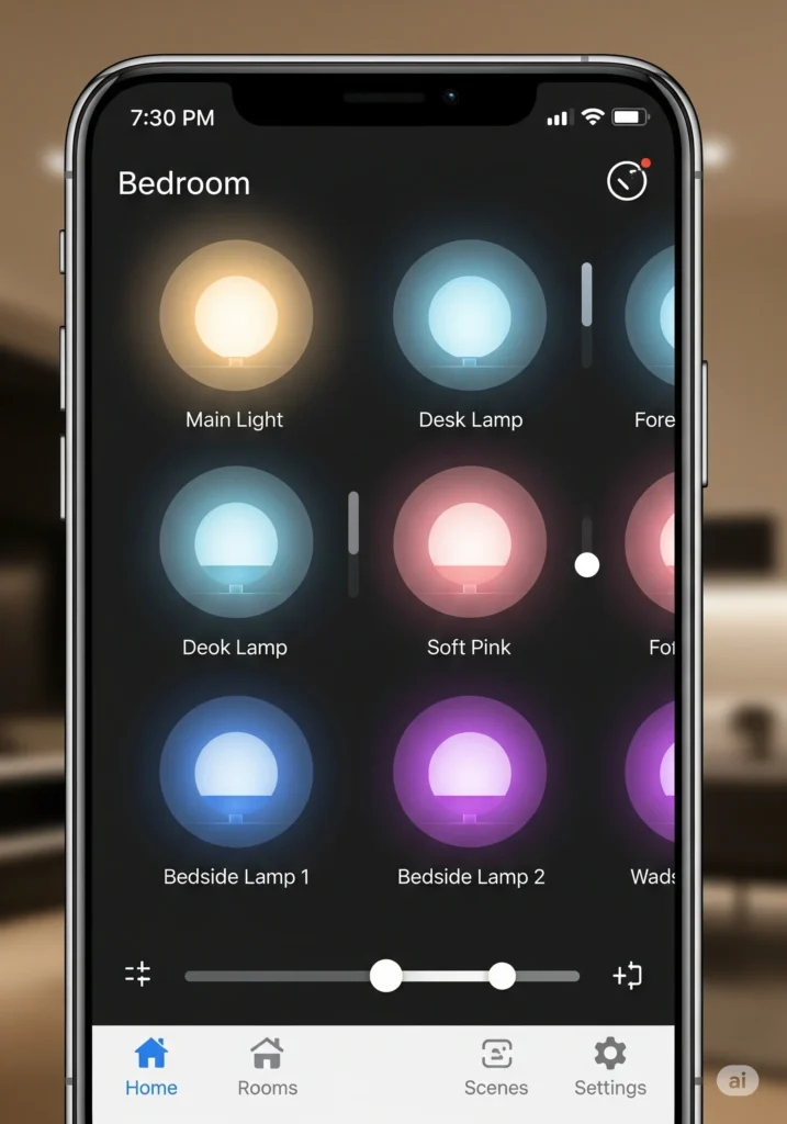 20 Unique Bedroom Lighting Ideas for a Stylish & Cozy Space 14 Smart Lighting Systems