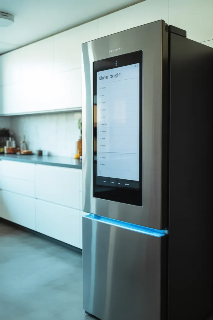 15 Must-Have Kitchen Gadgets 2025 to Transform Your Cooking Space 8 Smart refrigerator with touchscreen meal planner