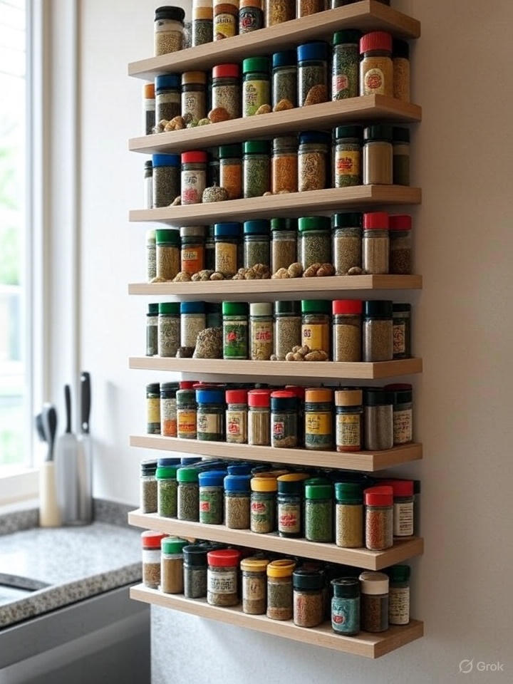 Top 30 Kitchen Accessories to Upgrade Your Cooking Space 11 Spice Rack Organizer