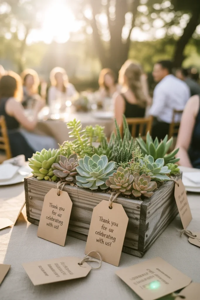 30 Simple Outdoor Wedding Decor Ideas for 2025 20 Succulent Gardens
