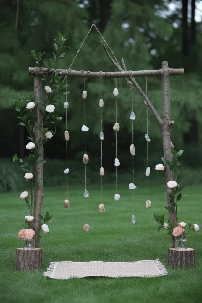 30 Simple Outdoor Wedding Decor Ideas for 2025 4 Tree Branch Altar
