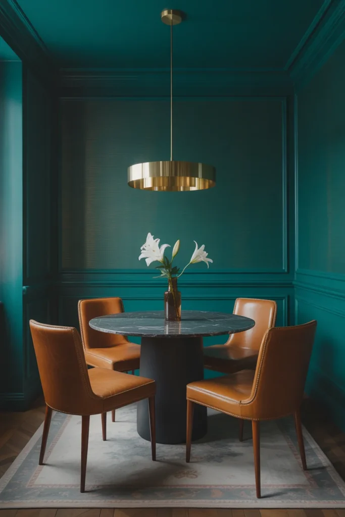 25 Modern Small Dining Room Ideas for 2026 | Stylish & Space-Saving Solutions 3 a photograph of a small intimate dining room