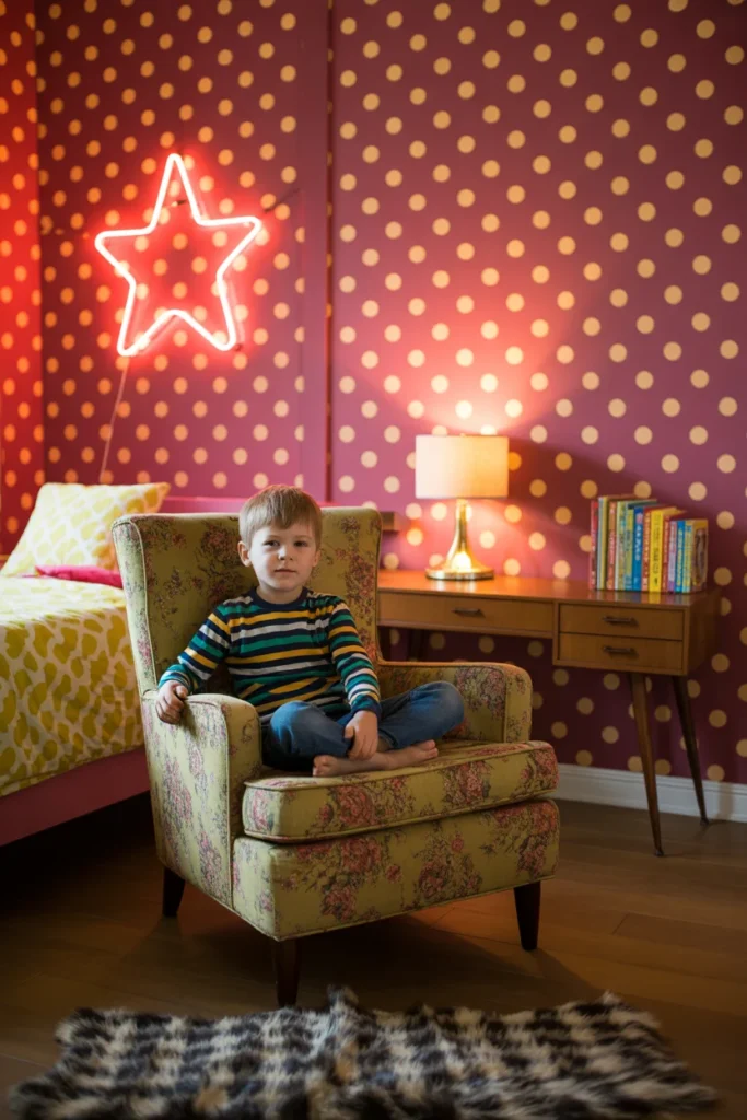 31 Creative Kids Bedroom Ideas to Inspire Your Child’s Dream Space 16 a young boy sitting on bedroom