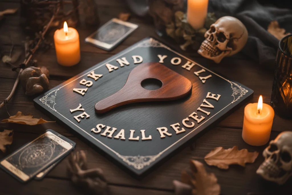 30 Unique & Trending Halloween Decoration Ideas for 2025 29 an antique ouija board