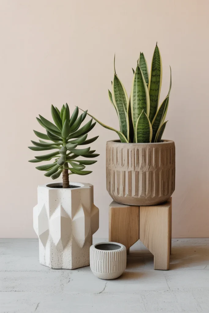 27 Stunning Garden Art Ideas for Outdoor Living Inspiration 11 basic terracotta with sculptural