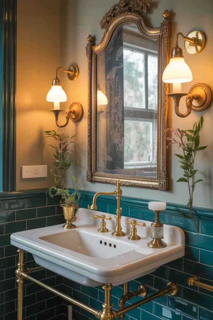 17 Bathroom Accessories Sets to Upgrade Your Space 14 brass accessories